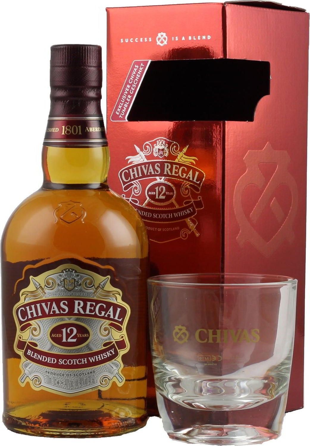 Chivas Regal 12 yo Geschenkset | 40% | 0,70 l | 1001Spirits