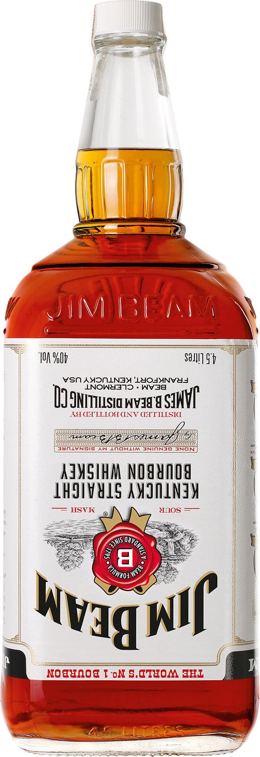 Jim Beam バーボン 4L 40% Jim-Beam-White-4-Jahre-
