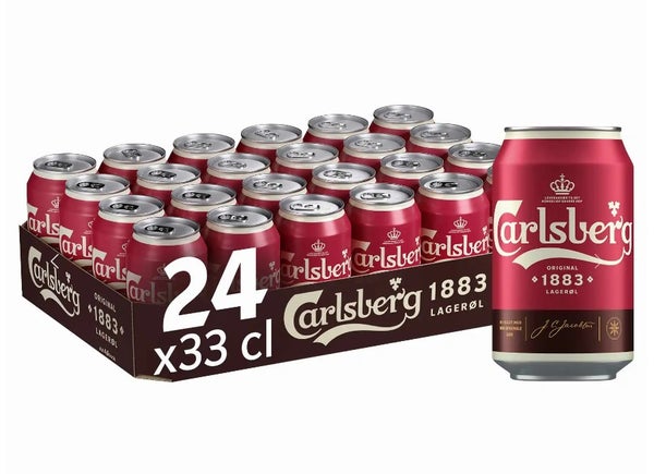 99 x Carlsberg 1883 M&oslash;rk Pilsner/Dark Pils | 4.6% | 24x0.33 l