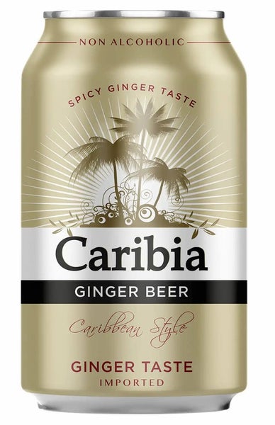99 x Harboe Caribia Ginger Beer | Alcohol Free% | 24x0,33 l