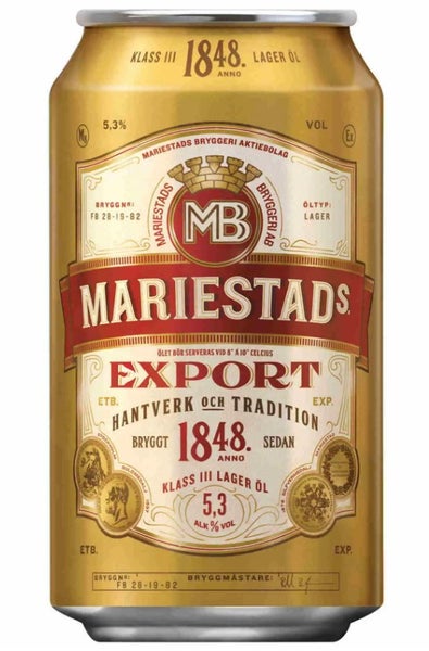 81 x Mariestads Export | 5,3% | 24x0,33 l
