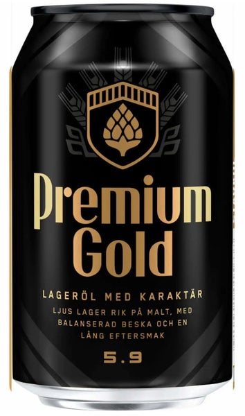 81 x Spendrups Premium Gold | 5,9% | 24x0,33 l