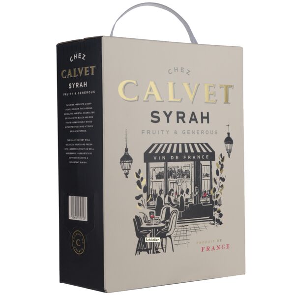 Calvet Syrah Vin de France | 12% | 3 l BIB