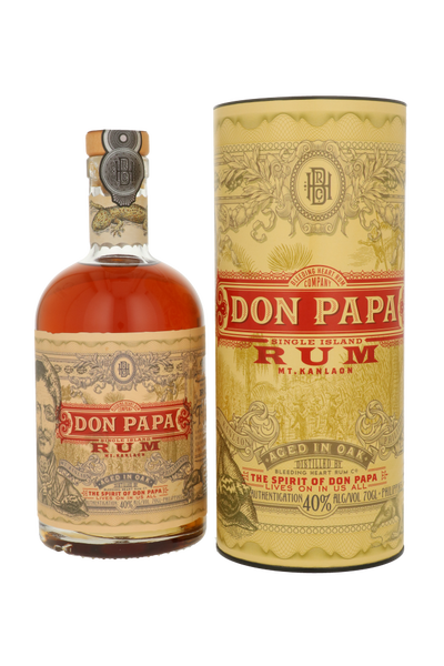 Don Papa Rum 70cl, 40% ABV | Dark Aged Sipping Rum: Distilled In Sugarlandia, Philippines | Expertly Matured In American Oak | Great For Cocktails