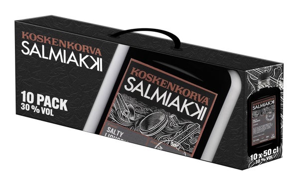 Koskenkorva Salmiakki 10 pack | 30% | 10 x 0,50 l PET