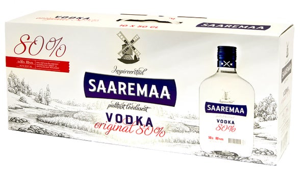 Saaremaa Vodka 10 pack | 80% | 10 x 0,50 l PET