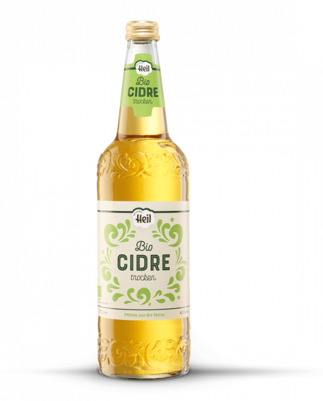 Heil BIO Dry Apple Cider / Apfel Cidre Trocken | 4,5% | 0,75 l